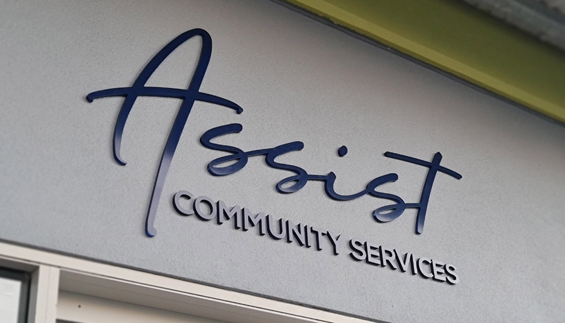 New office signage Assist Community Services Townsville